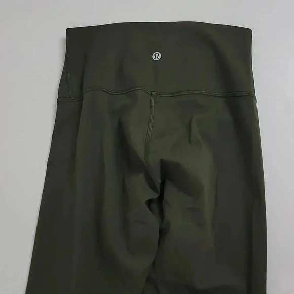 Lululemon Wunder Under Crop (High-Rise) *Full-On Luxtreme 21"Dark Olive (First - Picture 12 of 14